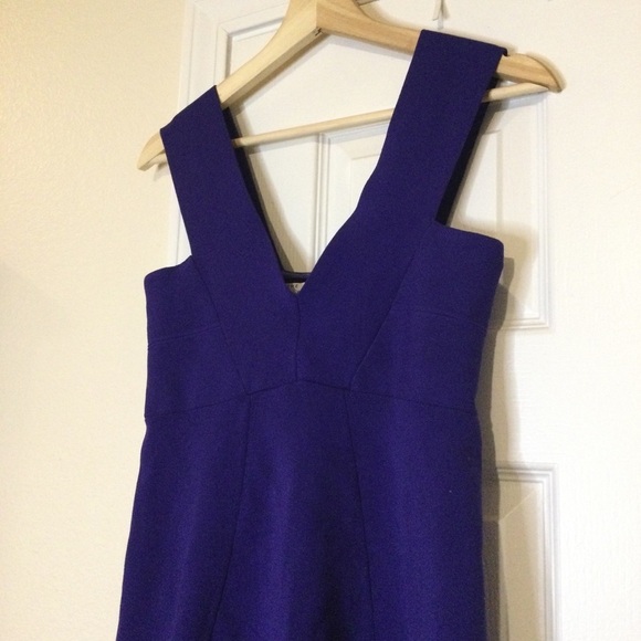The Reiss Archive Royal Blue Jamie Knitted Dress 4 - Picture 8 of 15